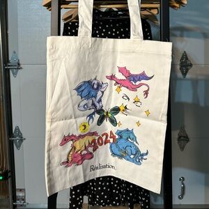 LIMITED EDITION! Realisation Par 2024 dragon tote bag 🐲
